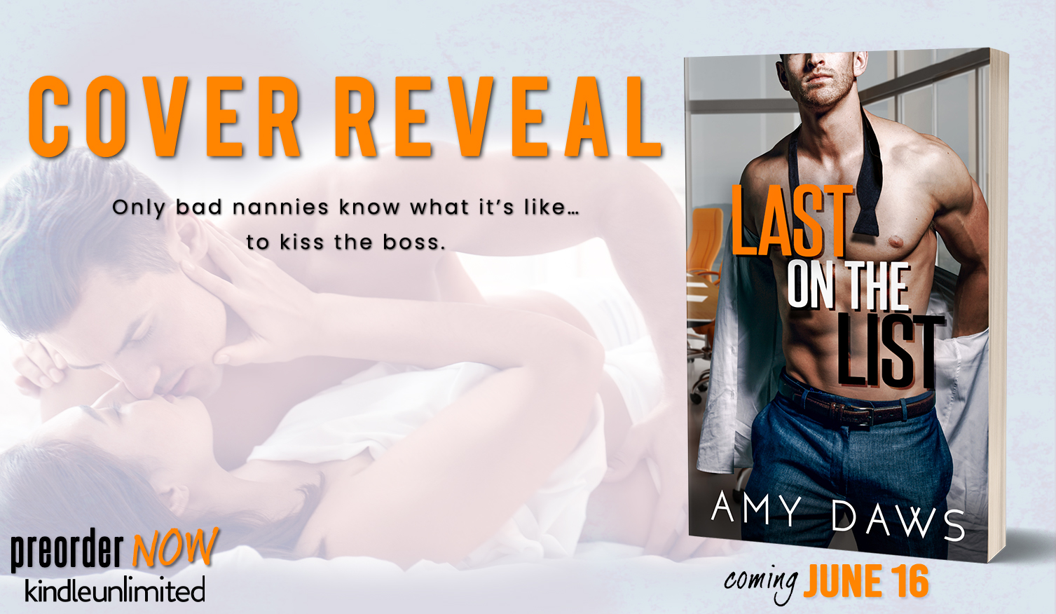 Cover  Reveal:  Last on the List by Amy Daws